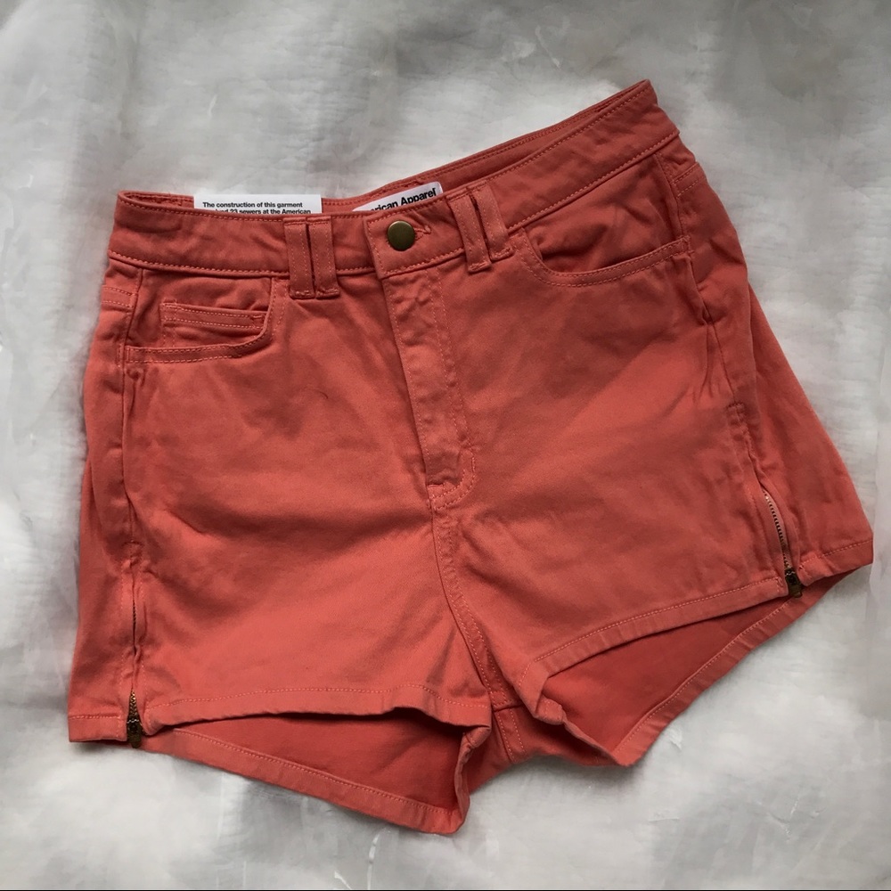 American Apparel High Waisted shorts